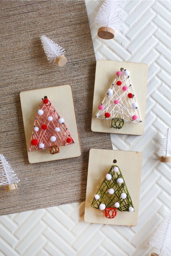 handmade small string craft ornaments