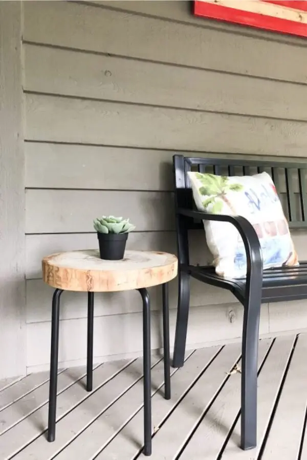 cheap diy porch table plans