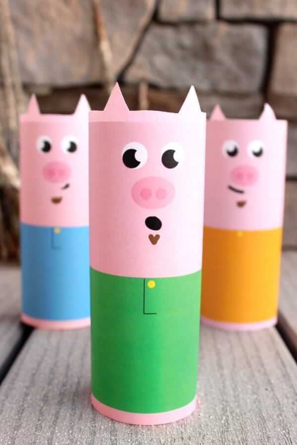 diy animal toilet paper roll crafts