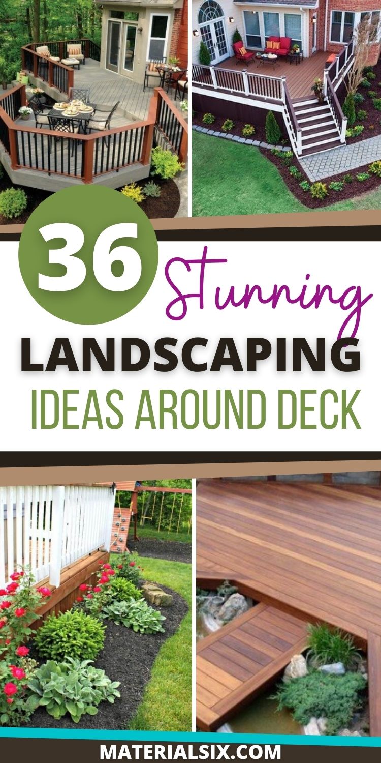36 Landscaping Ideas Around Deck