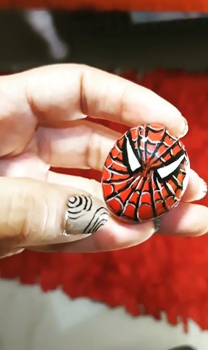 Spiderman Rock Art