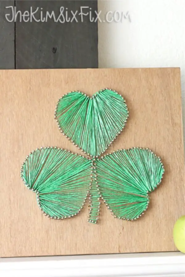 st pattys day string art