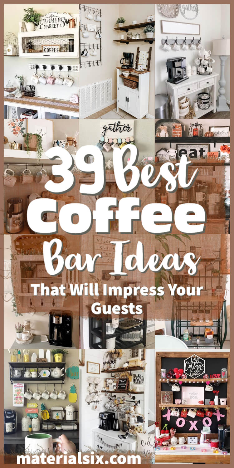 39 Best Coffee Bar Ideas & Stations for the Home