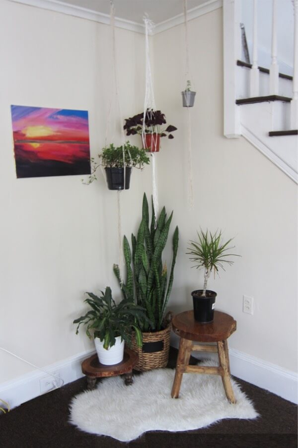 short wooden plant stand tutorial