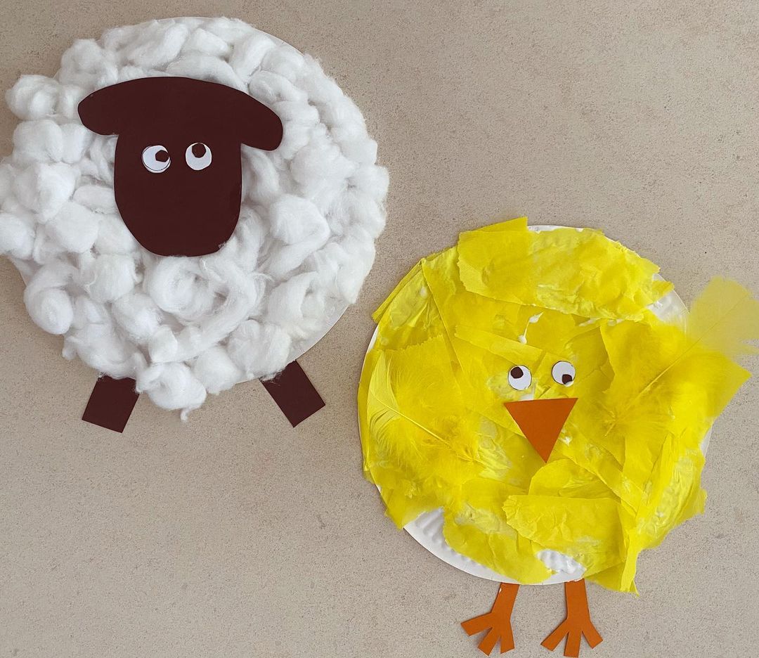 Farming Animals - Paper Plate Craft ideas