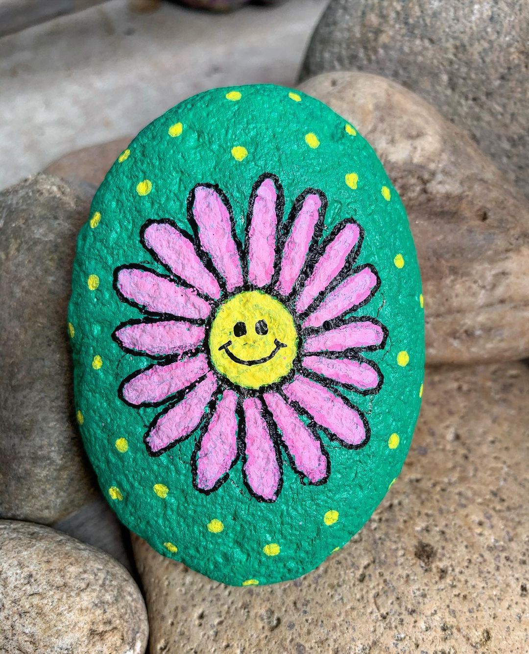 Easy Painted Rock For Kids
