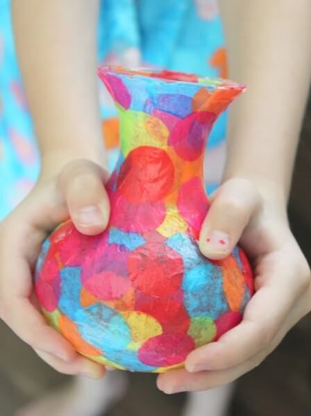 Mod Podge Paper Vase Tutorial