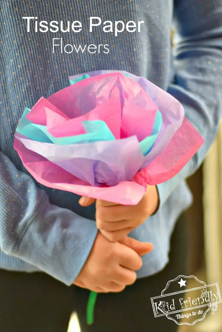 tissue paper flowers