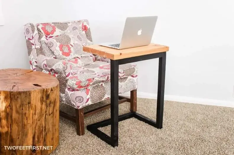 DIY Laptop Sofa Table