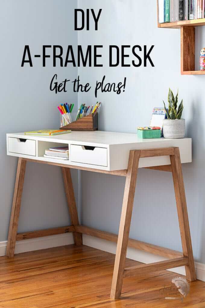 DIY A frame deask