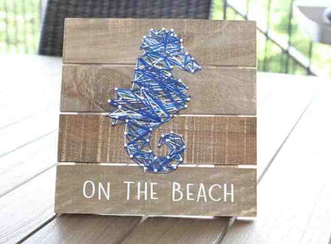 Seahorse on the Beach Nail & Sting Craft