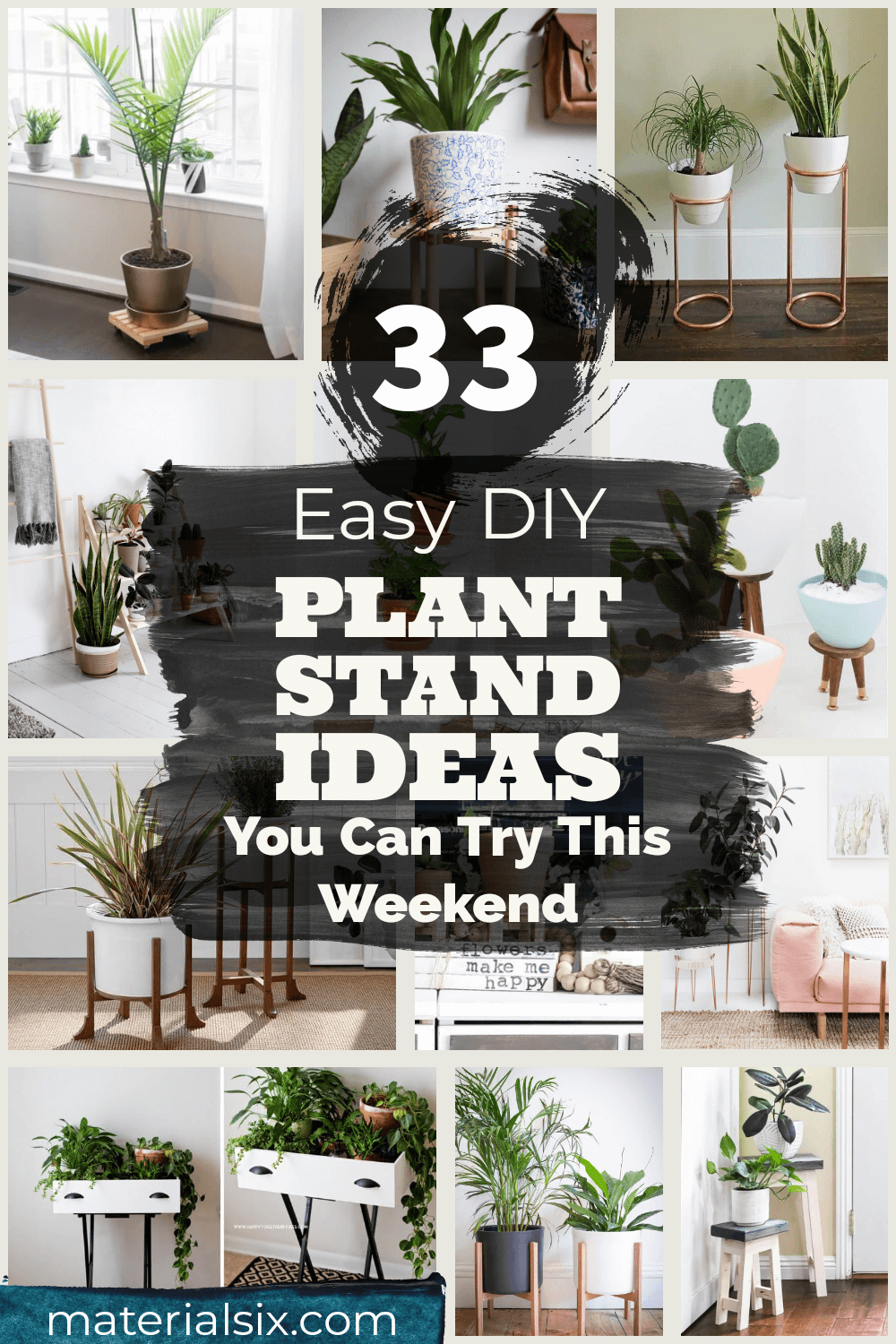 33 Easy DIY Plant Stand Ideas You Can Try This Weekend