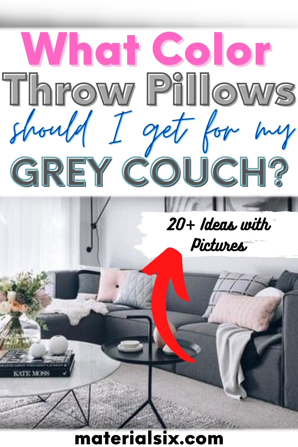 Which Throw Pillows Work Best With A Dark Gray Couch?