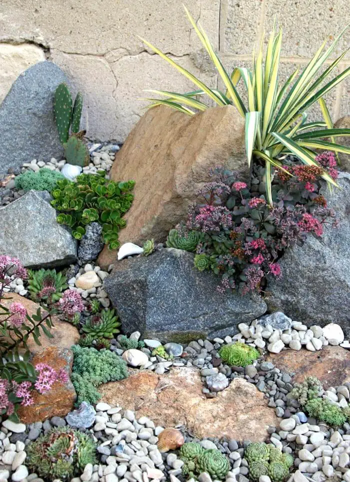 large rocks for garden landscaping