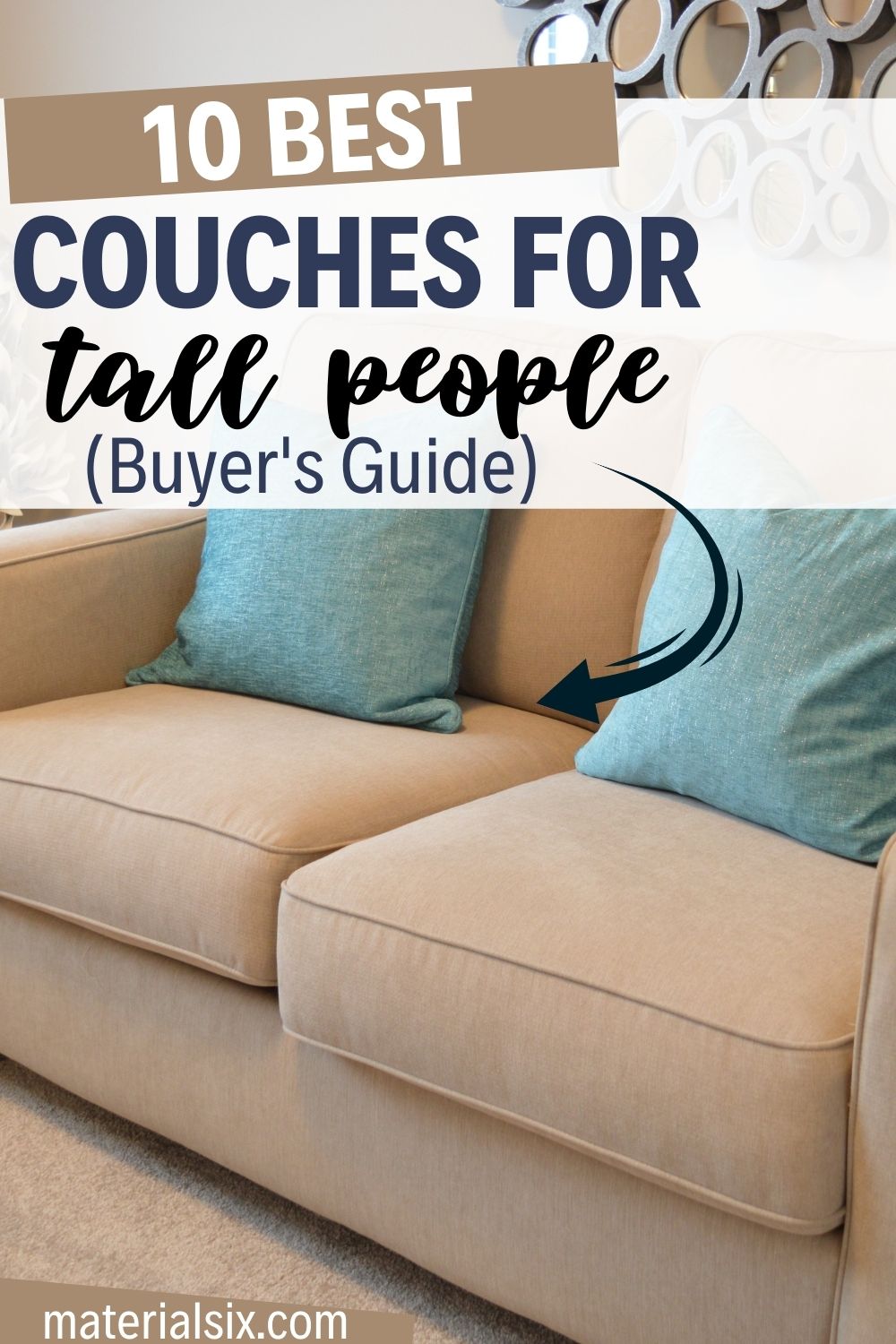 Best Couches for Tall People (Your Ultimate Guide)