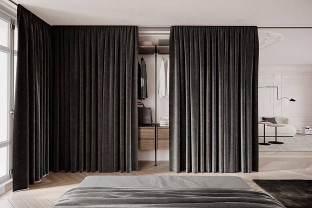 curtains for closet doors