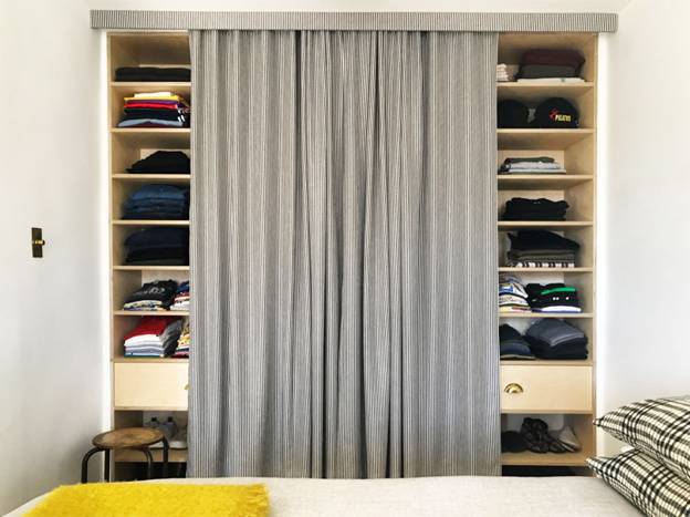 Elegance in Simplicity Curtain Closet Door