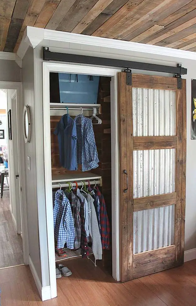 Textured Barn Door