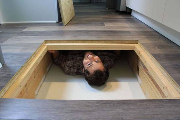 Small Storage under the Floor