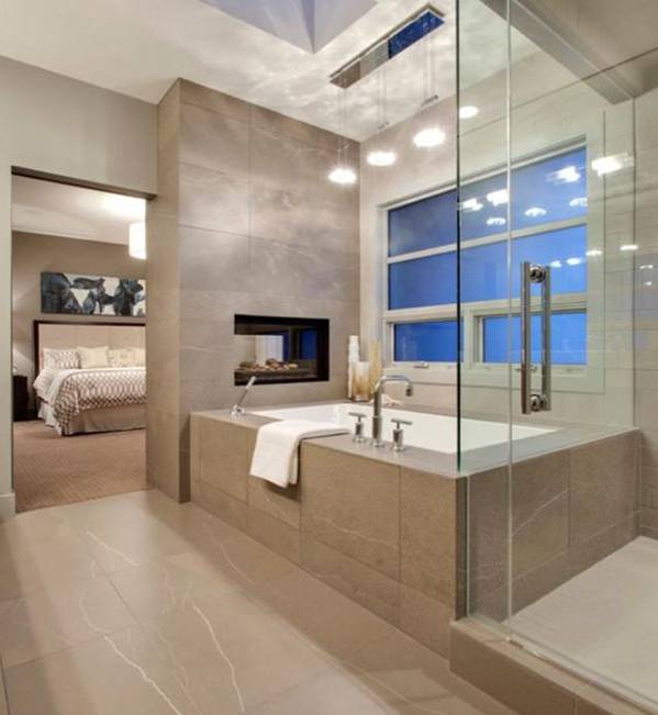 Drop in Bathtub in Contemporary Style
