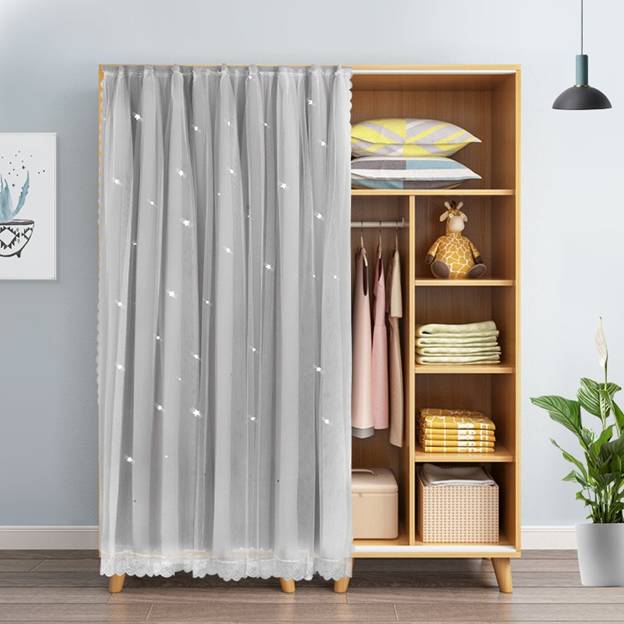 Bridal-themed Curtain Closet