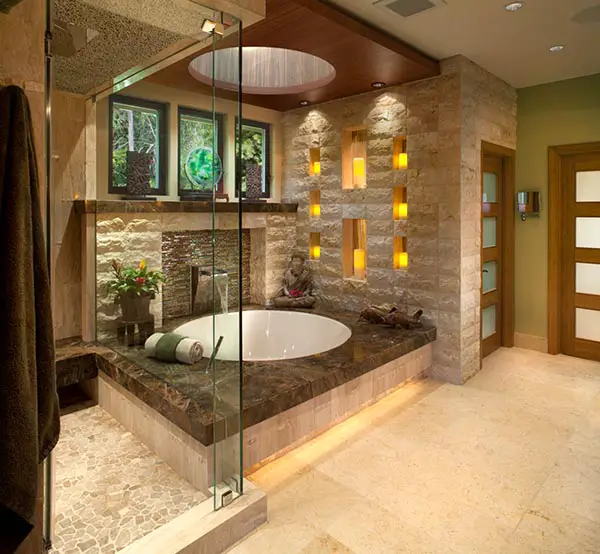 Luxurious Circular Drop In Tub