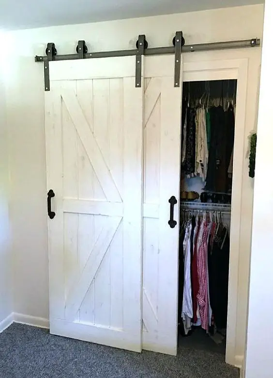 Space Saving Appliance Barn Door