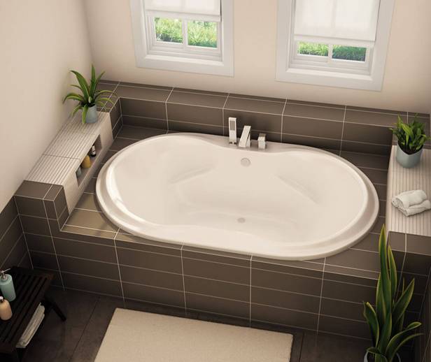 Drop in Tub for a Contemporary Bathroom