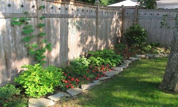 Go Rustic with Rock Edging - Corner Garden Landscaping