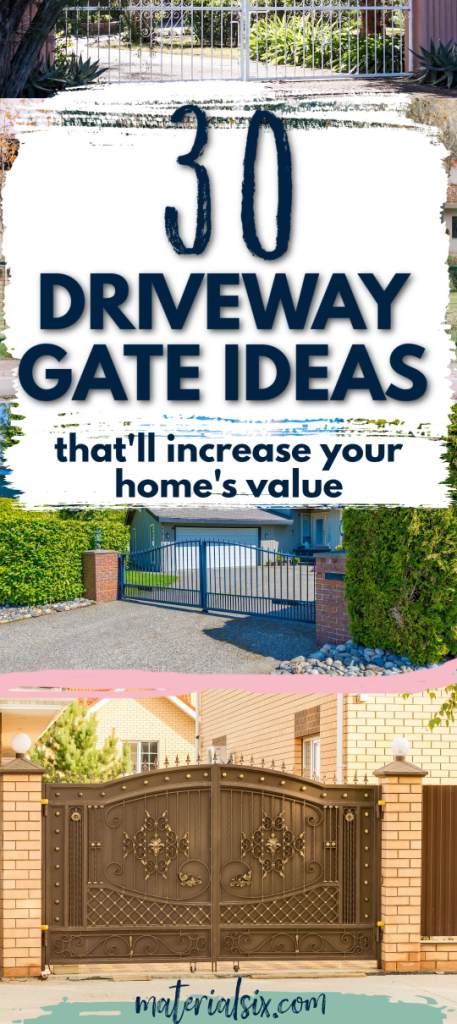 30 Cool Driveway Gate Ideas