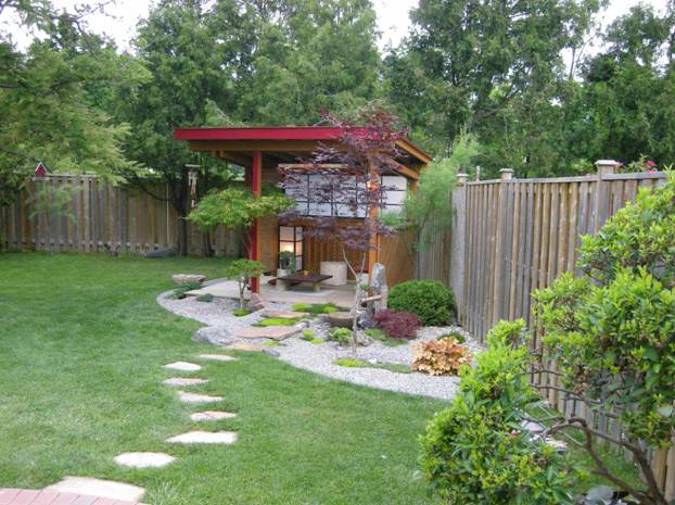  Asian-Inspired Style with Gazebo