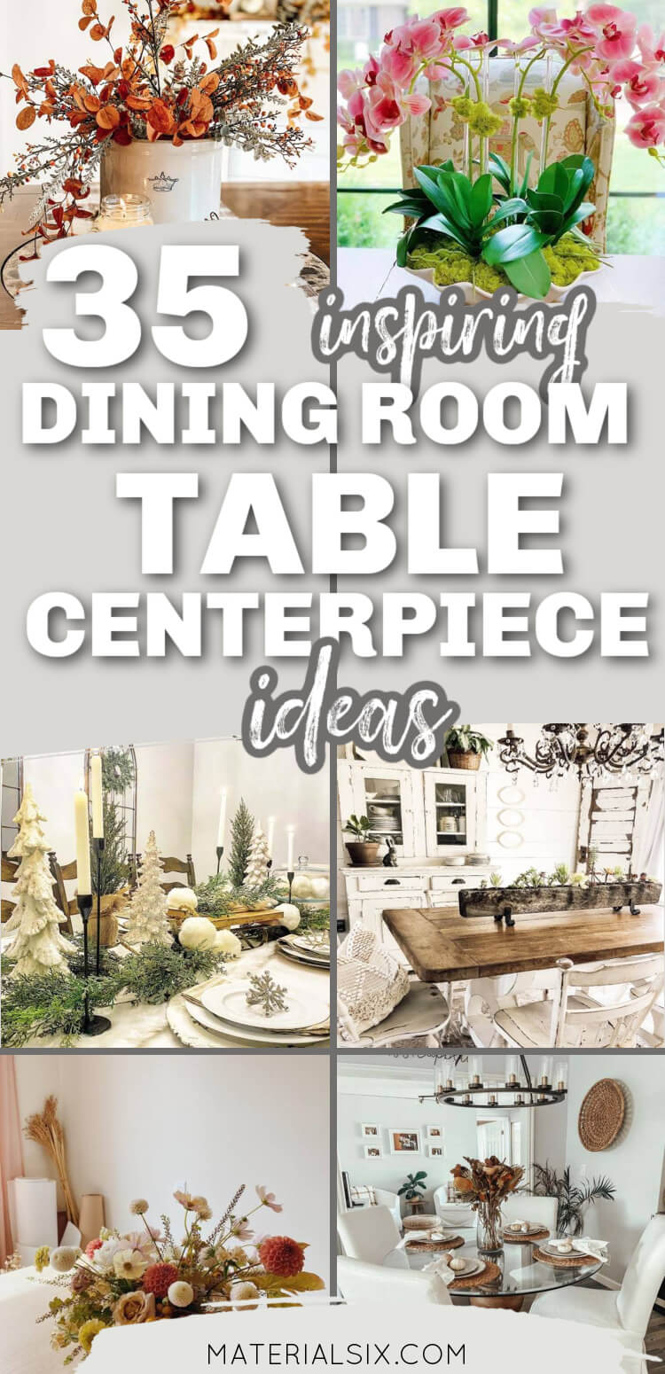 35 Best Dining Room Table Centerpiece Ideas