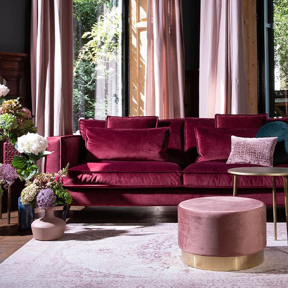Pink - colors that go with burgundy