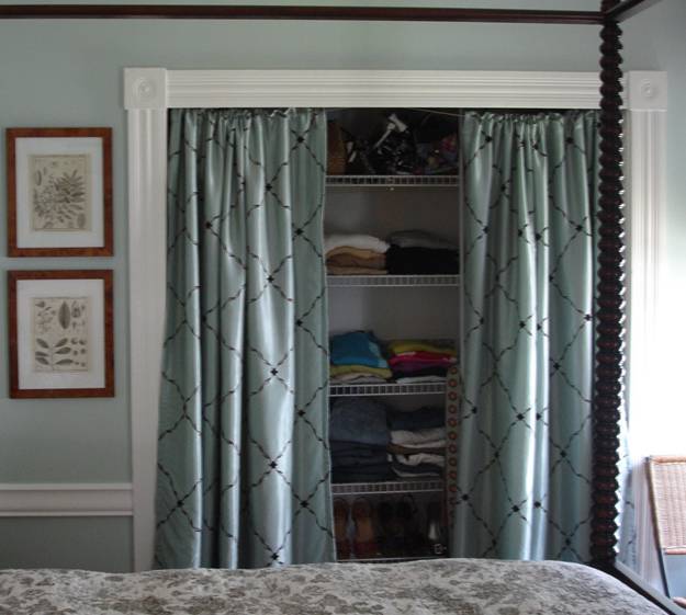 Curtain Closet Door - Play Your Patterned Cloth
