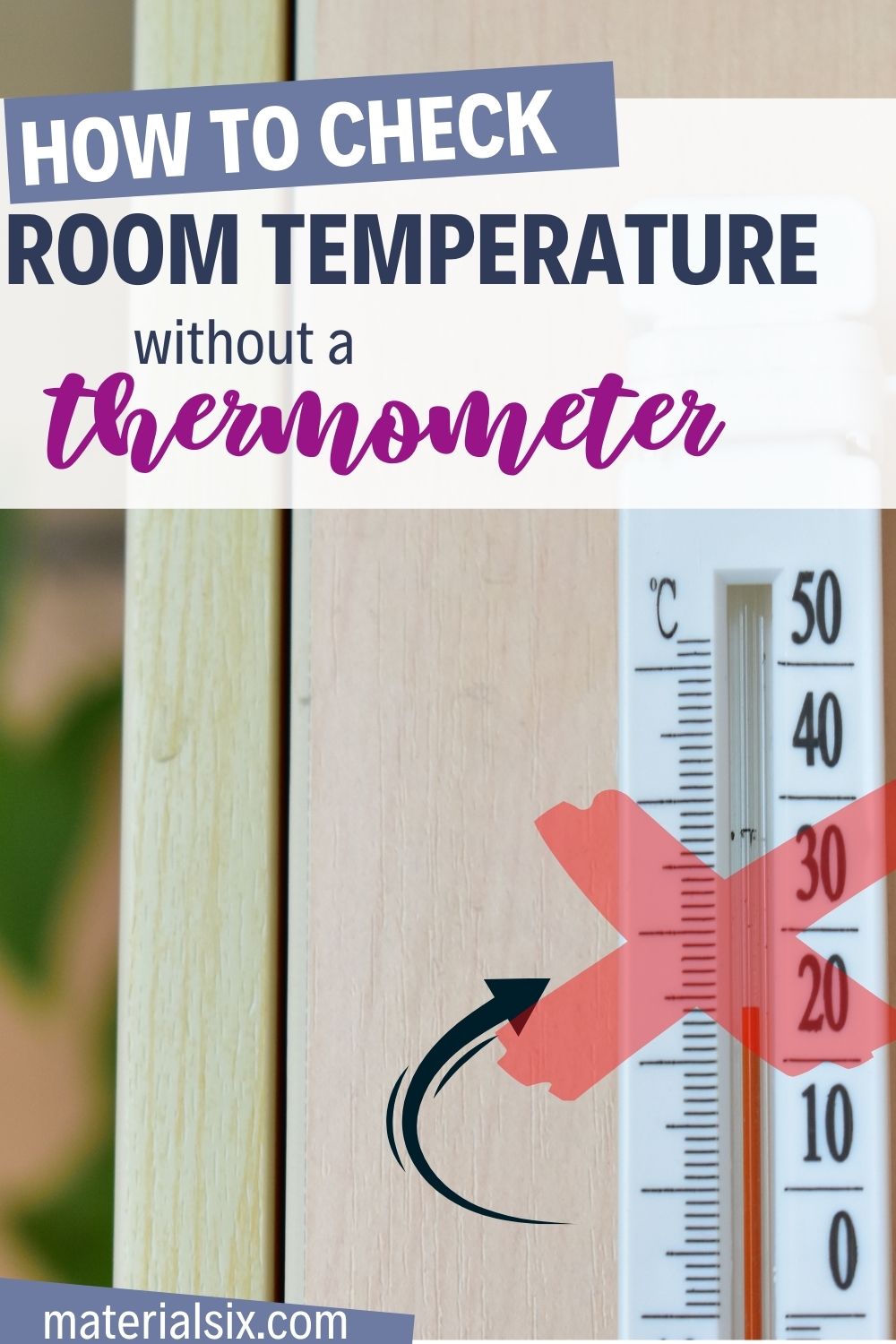 how to check room temperature without thermometer