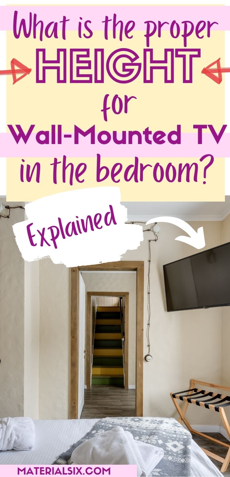 What Is the Proper Height for Wall-Mounted TV in the Bedroom?