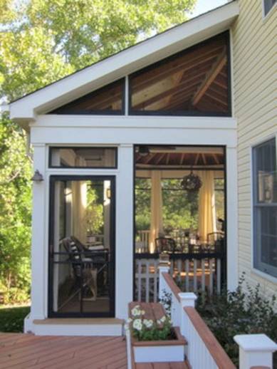 Appealing Screened Porch Deck