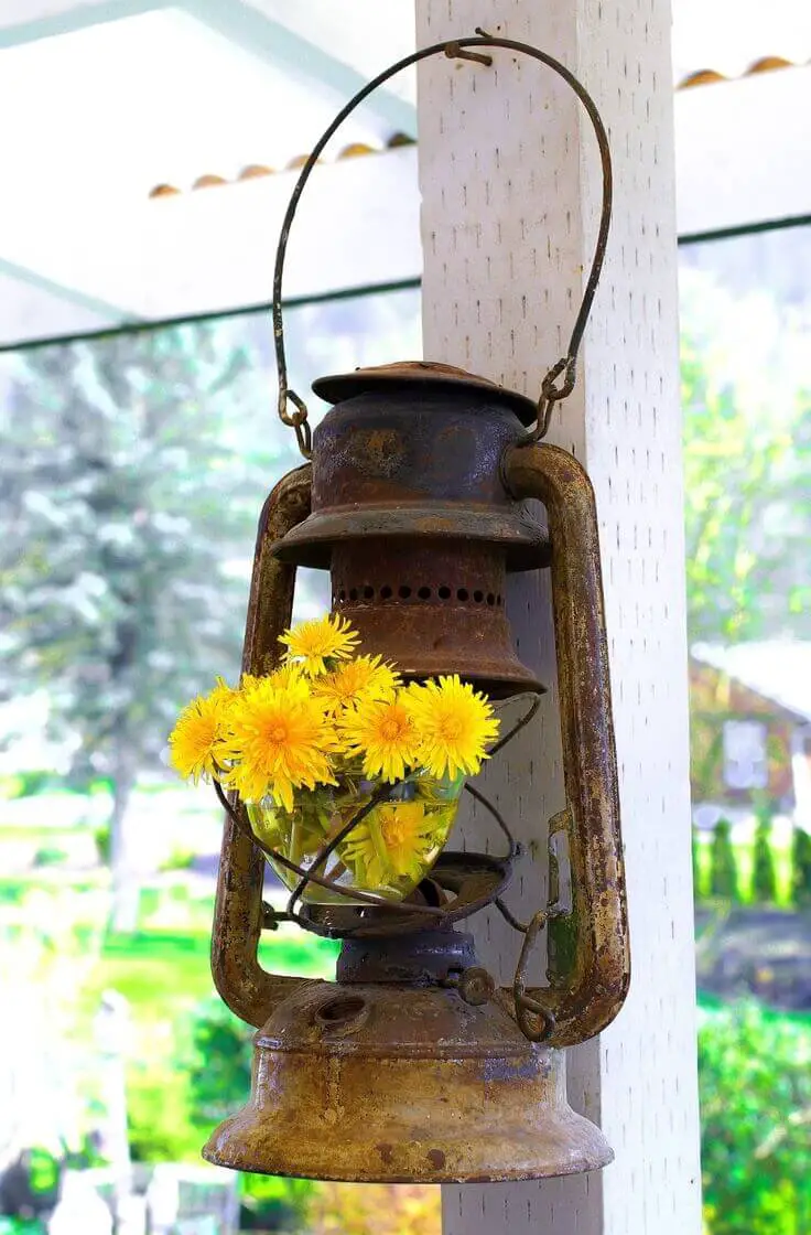 Repurposed Hanging Lantern