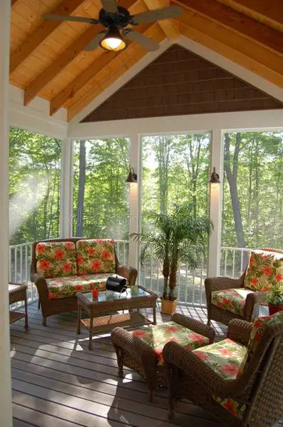 cheap diy screened in porch