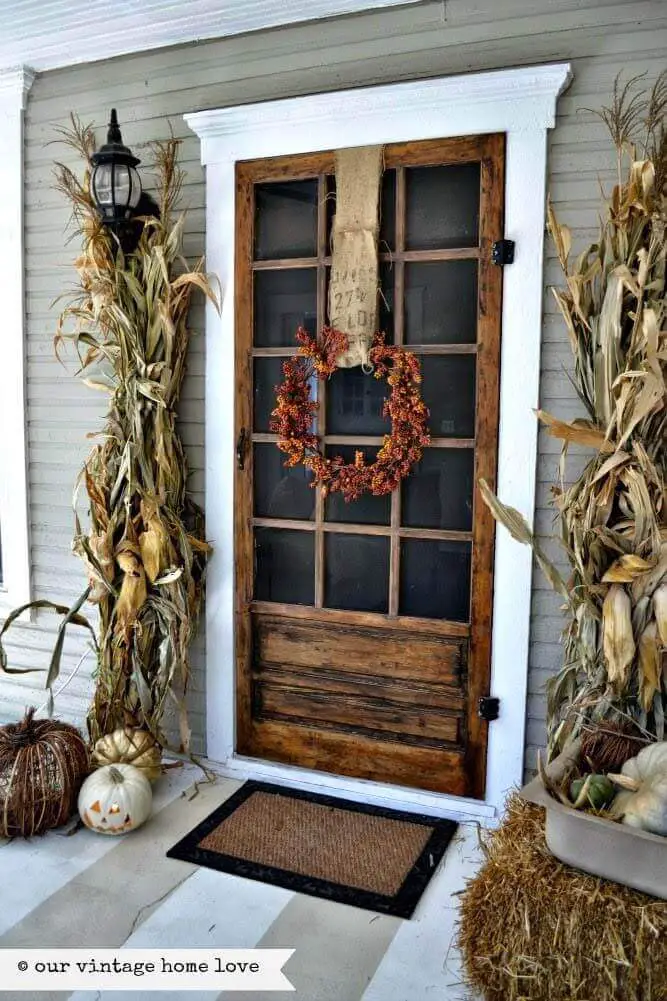 Corn Maze Porch Decor