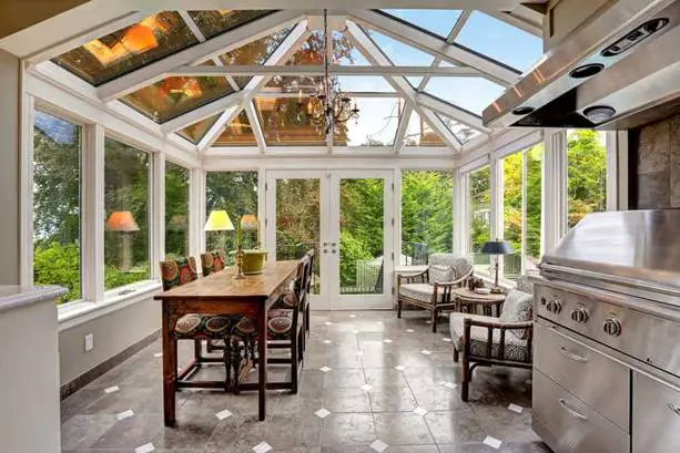 Stunning Glass Enclosed Patio