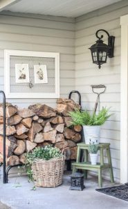 40+ Stunning Rustic Farmhouse Porch Decor Ideas