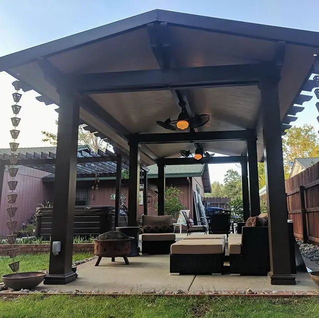  free standing lean to patio cover