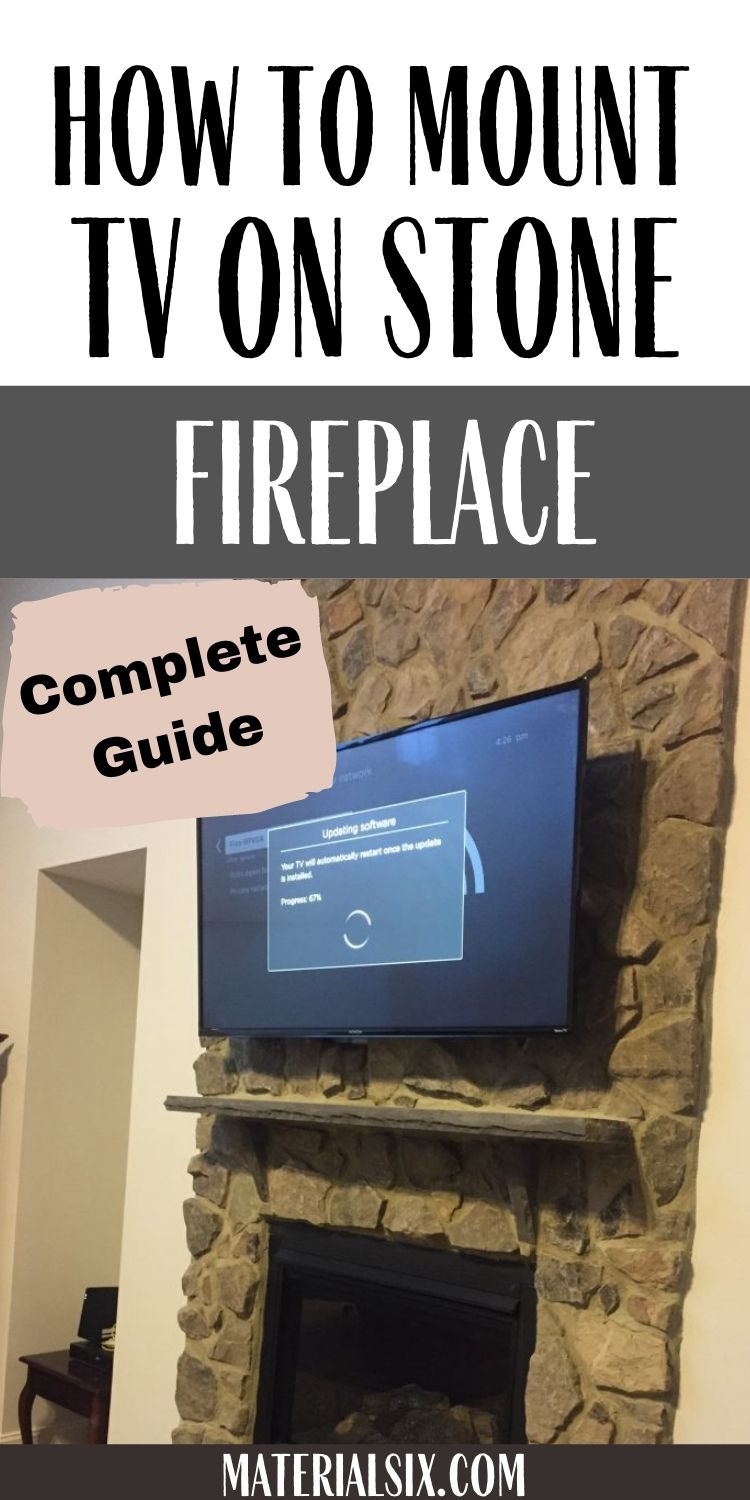 How To Mount TV On Stone Fireplace (Complete Guide)