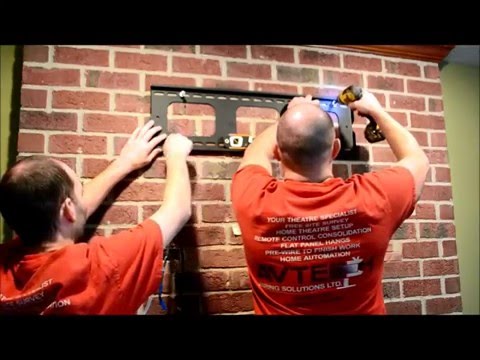 Mounting TV on Fireplace Brick Wall