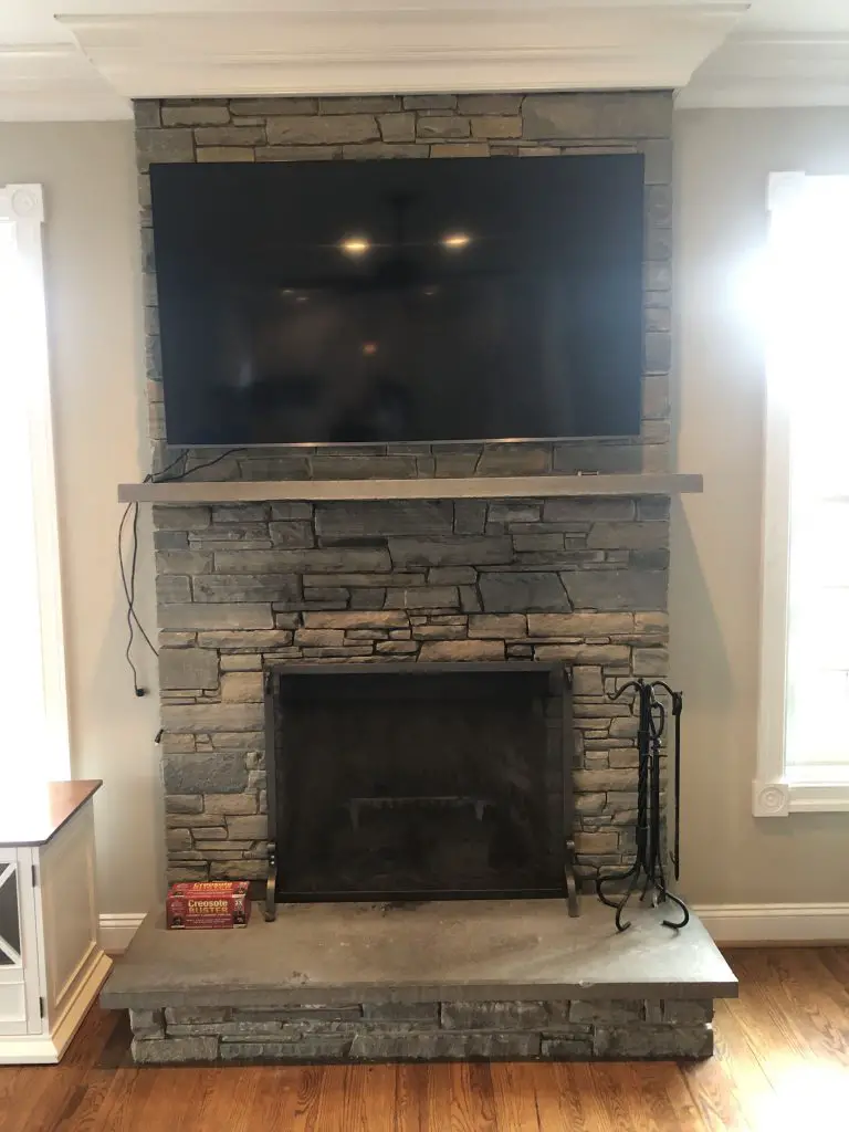 How To Mount TV On Stone Fireplace (Complete Guide)