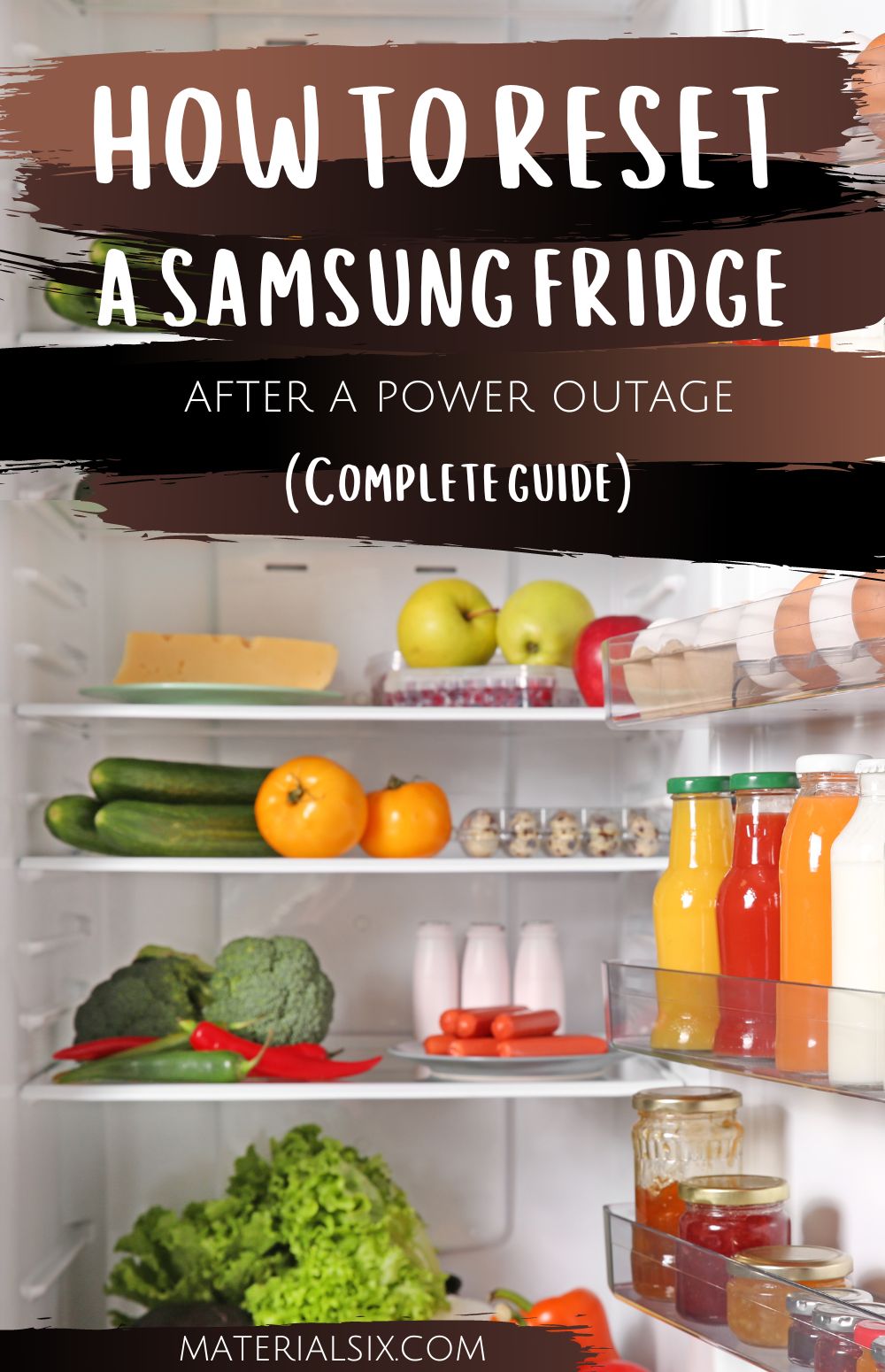 How to Reset a Samsung Fridge after a Power Outage