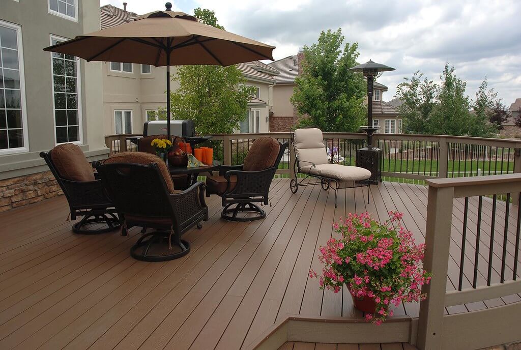 Trex Composite Decking Painted