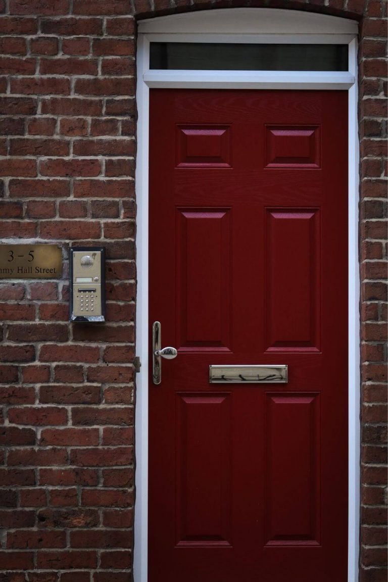 40+ Stunning Front Door Color Ideas For Red Brick House