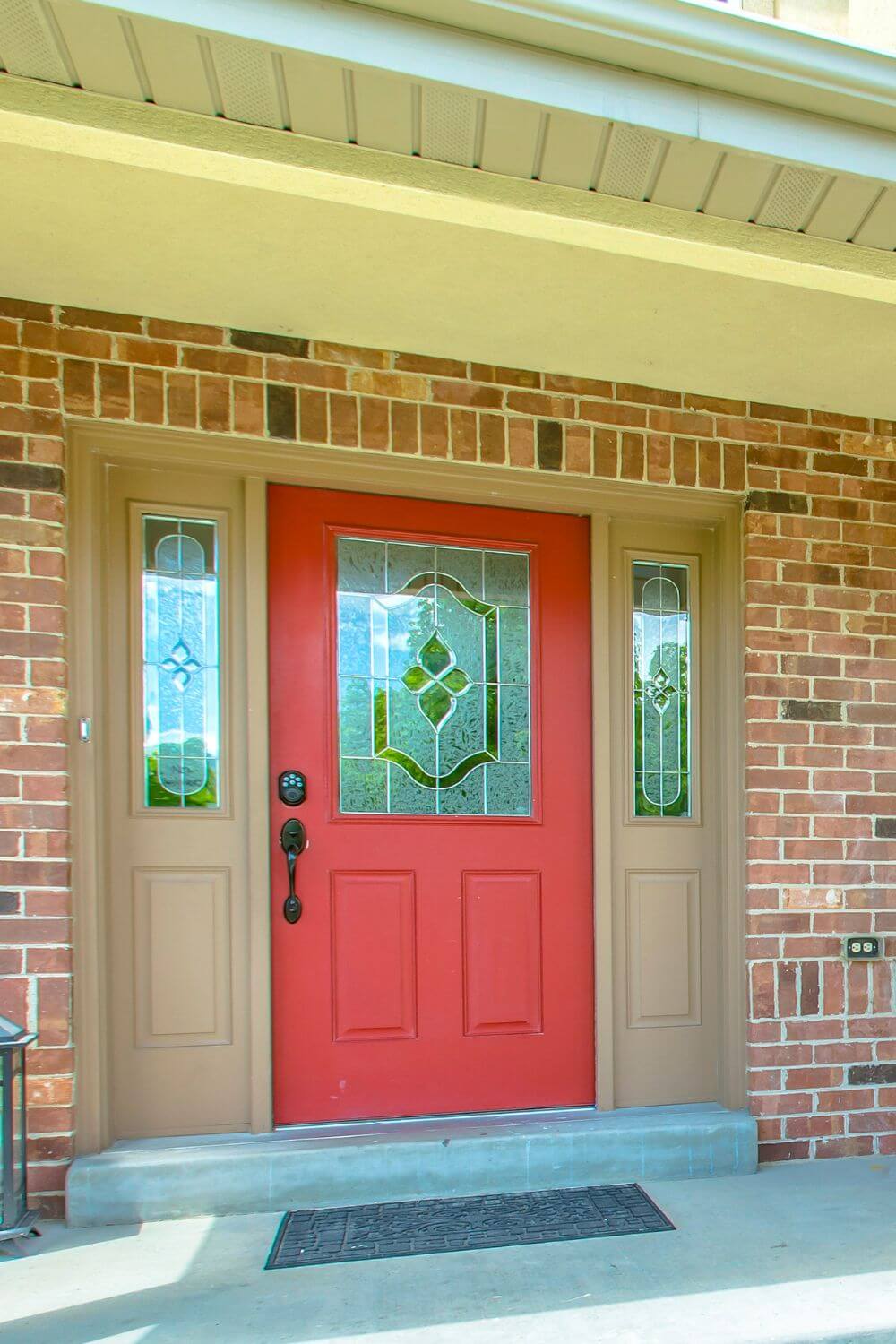 40+ Stunning Front Door Color Ideas For Red Brick House